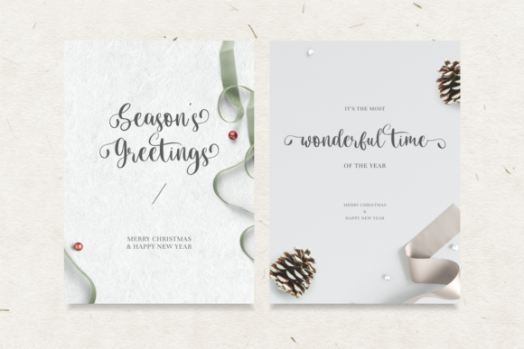 Christmas Moments Font Poster 2