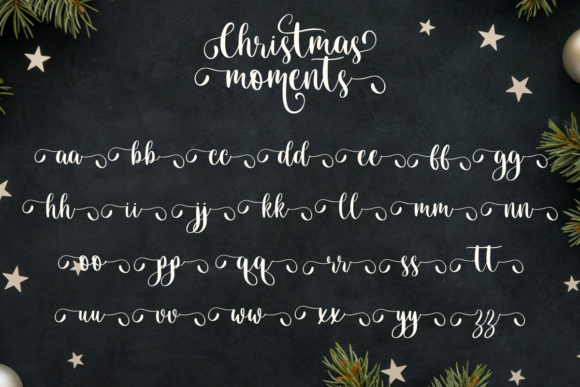 Christmas Moments Font Poster 11