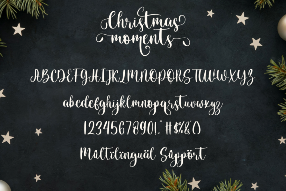 Christmas Moments Font Poster 10