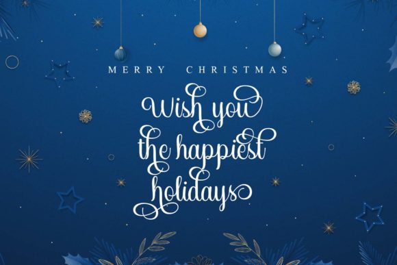 Christmas Moments Font Poster 4