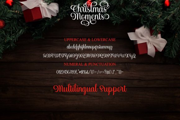 Christmas Moments Font Poster 8