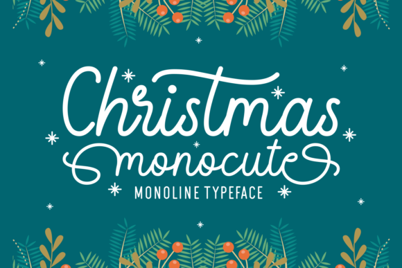 Christmas Monocute Font