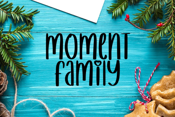 Christmas Night Font Poster 2