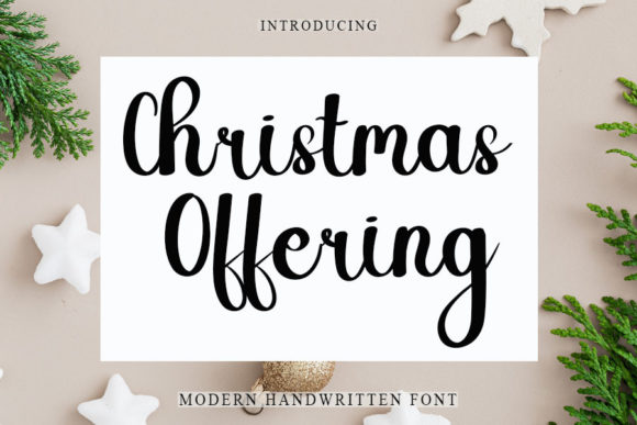 Christmas Offering Font Poster 1