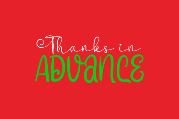 Christmas Party Font Poster 10