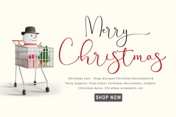 Christmas Praise Font Poster 2