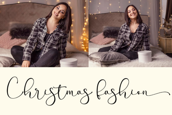 Christmas Praise Font Poster 4