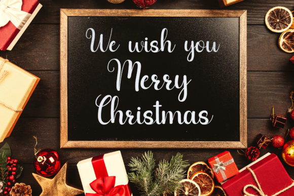 Christmas Romantic Font Poster 5