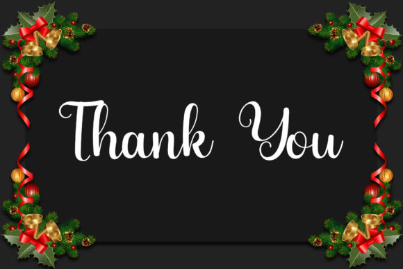 Christmas Romantic Font Poster 7