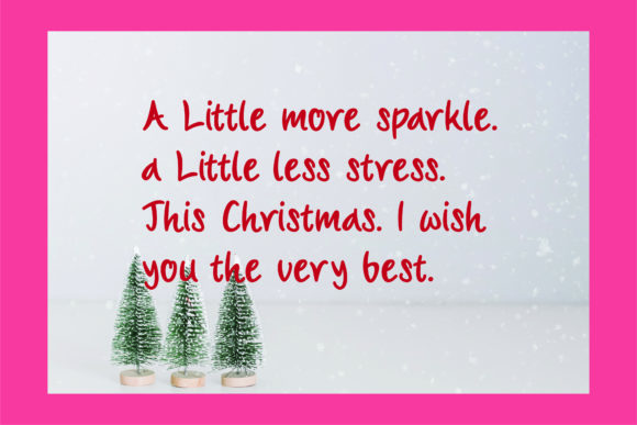 Christmas Santa Font Poster 4