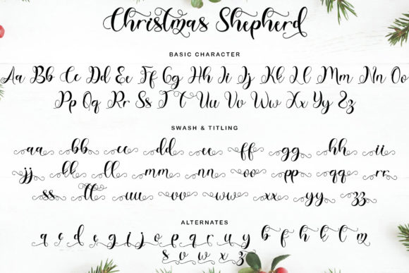 Christmas Shepherd Font Poster 8