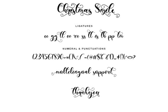 Christmas Smile Font Poster 8