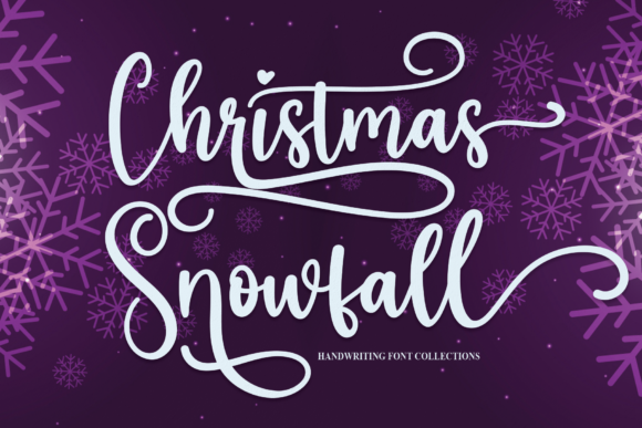 Christmas Snowfall Font