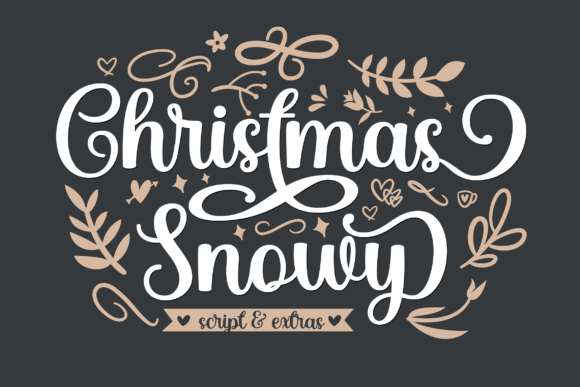 Christmas Snowy Font