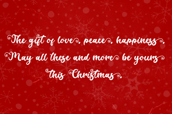 Christmas Spirit Font Poster 8