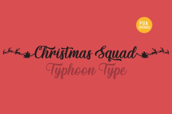 Christmas Squad Font Poster 1