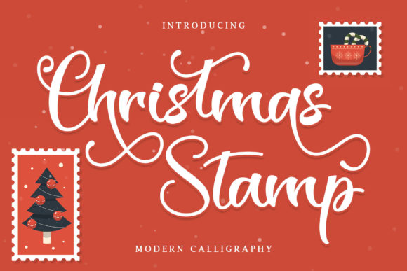 Christmas Stamp Font