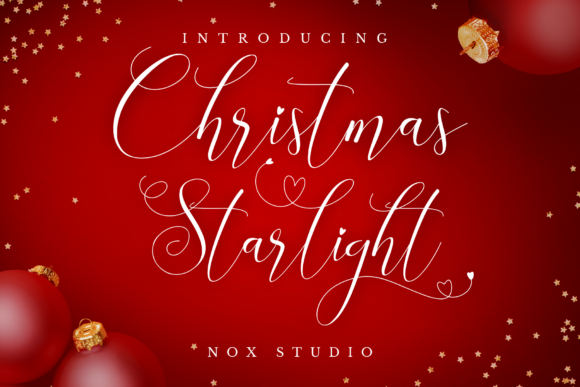 Christmas Starlight Font Poster 1