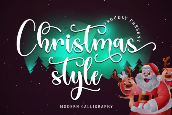 Christmas Style Font Poster 1