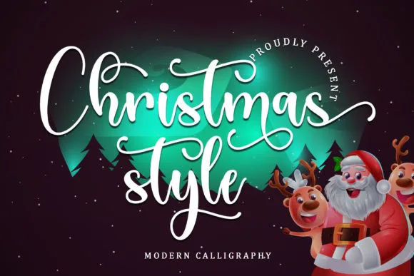Christmas Style Font Poster 1