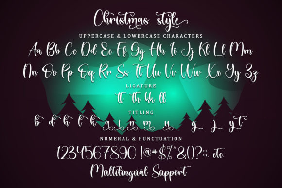 Christmas Style Font Poster 6