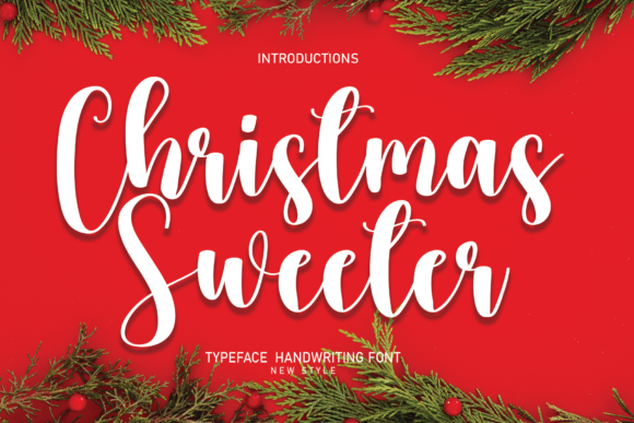 Christmas Sweeter Font Poster 1