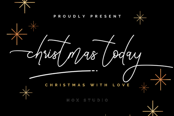 Christmas Today Font Poster 1