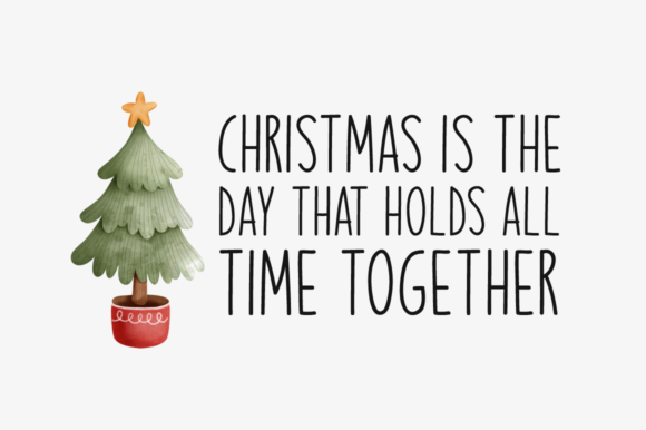 Christmas Vehicle Font Poster 2