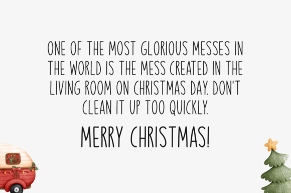 Christmas Vehicle Font Poster 4