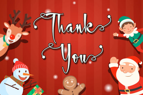 Christmas Wind Font Poster 11