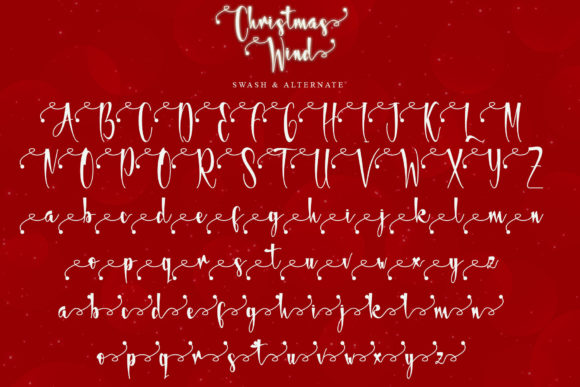 Christmas Wind Font Poster 10