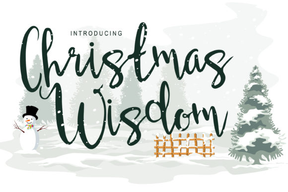 Christmas Wisdom Font Poster 1