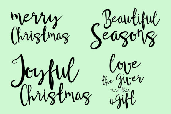 Christmas Wisdom Font Poster 7