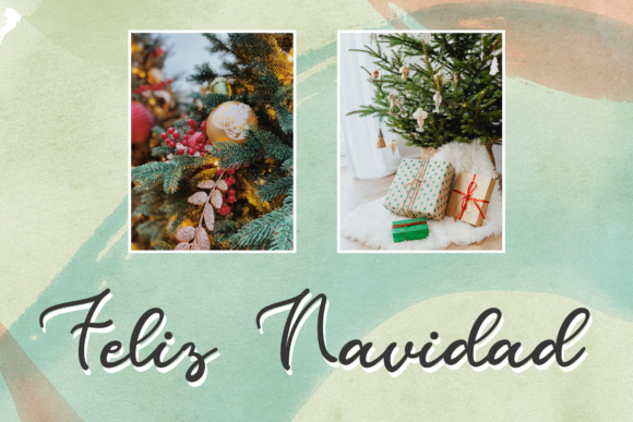 Christmas Wishes Font Poster 2