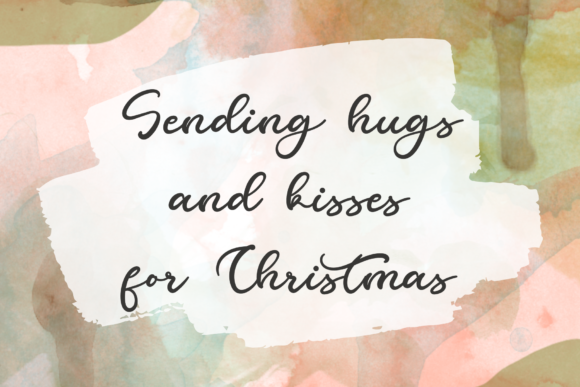 Christmas Wishes Font Poster 4