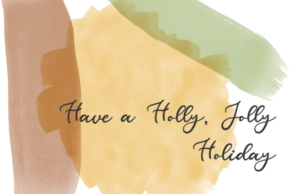Christmas Wishes Font Poster 5