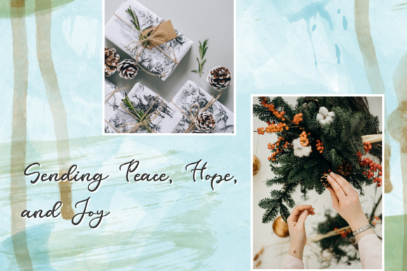 Christmas Wishes Font Poster 6