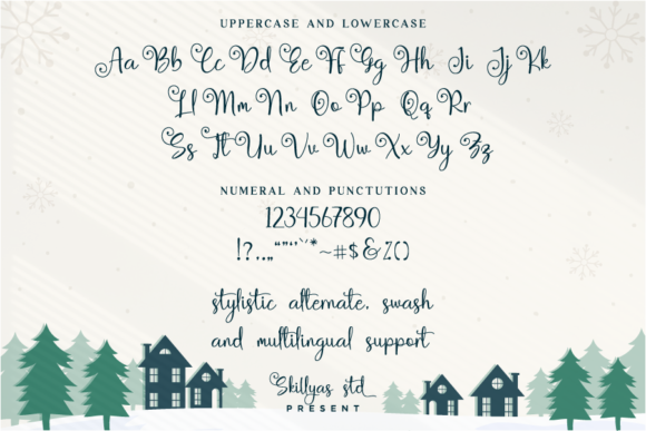 Christmas Wonderful Font Poster 7