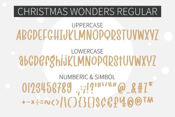 Christmas Wonders Font Poster 2