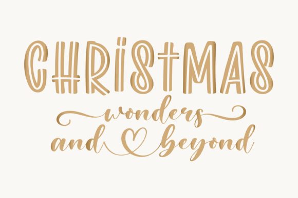 Christmas Wonders Font Poster 11