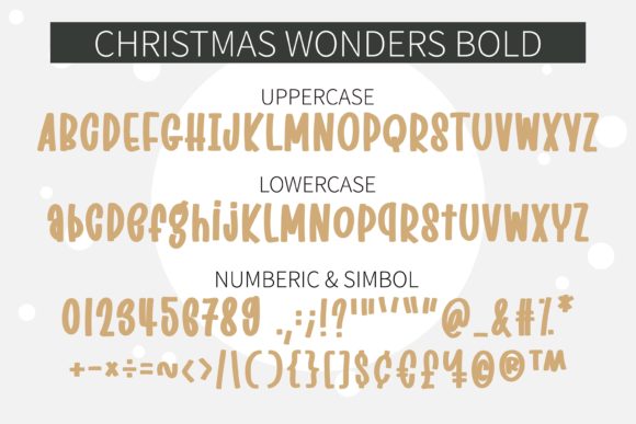 Christmas Wonders Font Poster 3