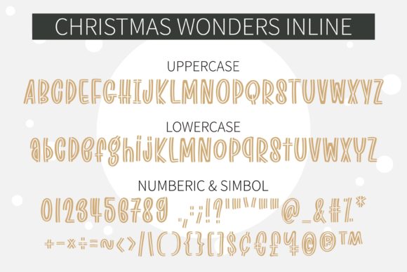 Christmas Wonders Font Poster 4