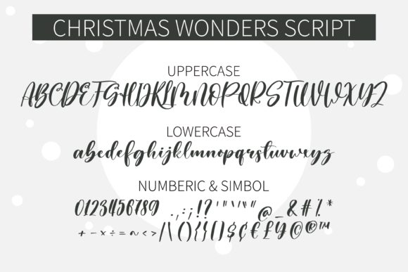 Christmas Wonders Font Poster 5