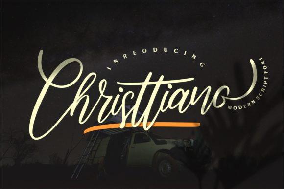 Christtiano Font Poster 1