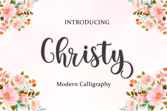 Christy Font Poster 1