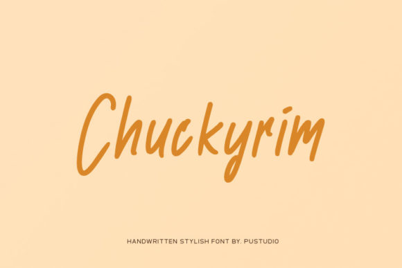 Chuckyrim Font Poster 1