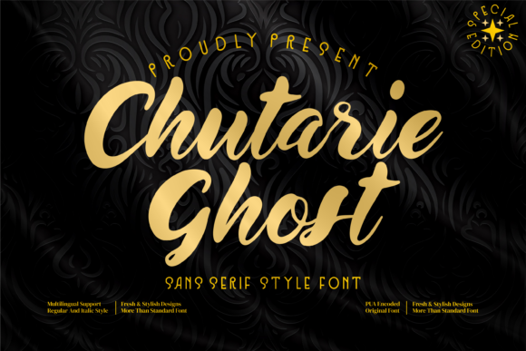 Chutarie Ghost Font Poster 1