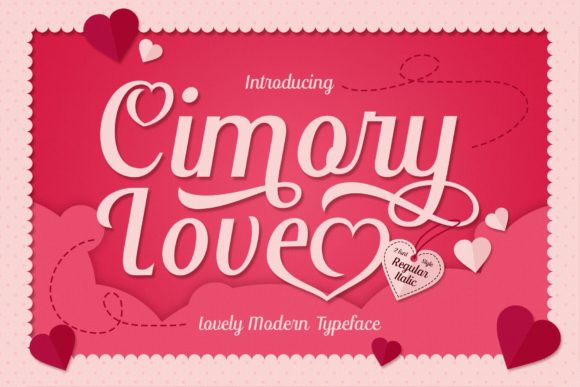 Cimory Love Font Poster 1