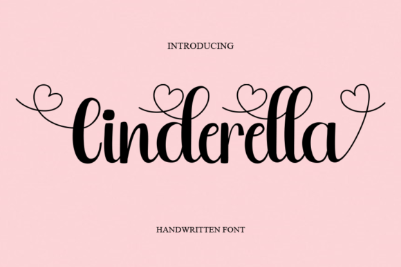 Cinderella Font Cinderella Font Poster 1