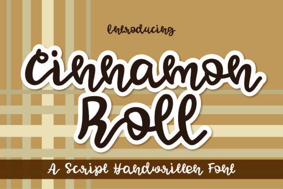 Cinnamon Roll Font Poster 1